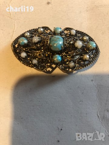 Старинна брошка, снимка 5 - Други - 39564046
