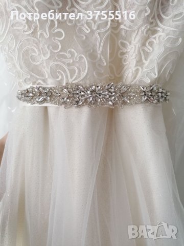 Дизайнерска сватбена рокля, снимка 10 - Рокли - 43824075