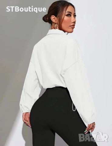 🧥 Спортно яке с цип и регулируем подгъв – STBoutique, снимка 6 - Спортни екипи - 52343304