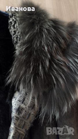 Дизайнерски Италиански Кожух, снимка 14 - Палта, манта - 43252373