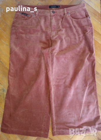 Два броя / Еластични маркови бермуди "Pret a porter" и "Fransa" широки крачоли / голям размер, снимка 9 - Къси панталони и бермуди - 28235377