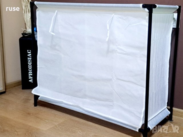 НОВИ! Текстилен шкаф органайзер за обувки 16 отделения 84х35х66см, снимка 5 - Шкафове - 44082228