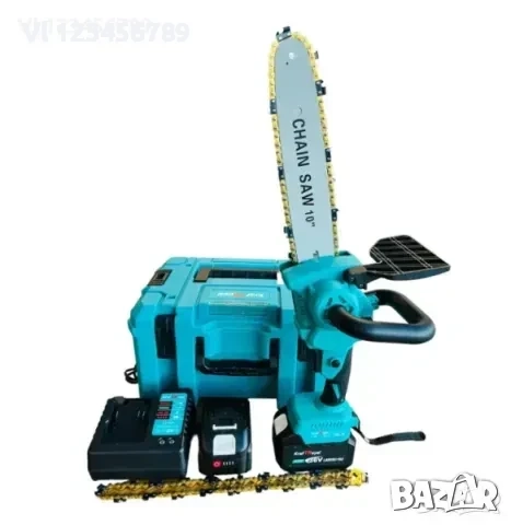 Акумулаторна резачка KraftRoyal 23 см с две батерии 36 V 8AH, снимка 2 - Градинска техника - 52267643