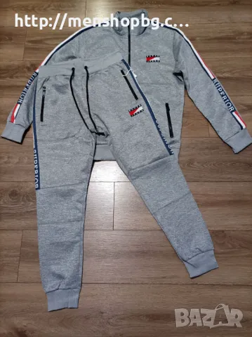 Големи размери екип - сив, снимка 1