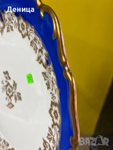 Елегантна порцеланова чиния Изисканост и класически стил с тази прекрасна порцеланова чиния. , снимка 8 - Чинии - 51764024