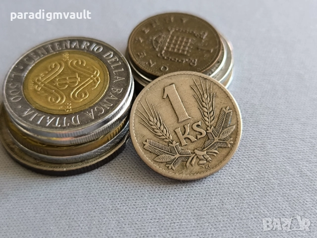 Монета - Словакия - 1 крона | 1940г.