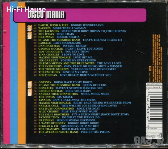 Disco Mania -36 dancefloor Classics-2 cd, снимка 2 - CD дискове - 37309248