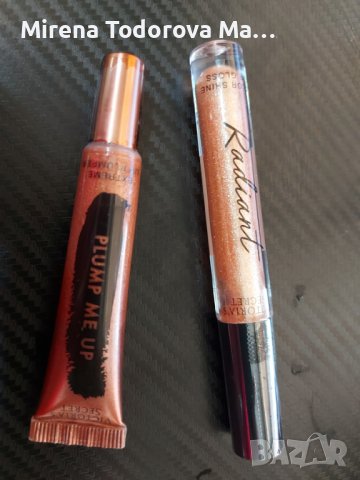 Victoria secret Сияещ блясък за устни-20лв. Plump Me Up Extreme Lip Plumper 9 мл-20лв. Заедно 30лв.