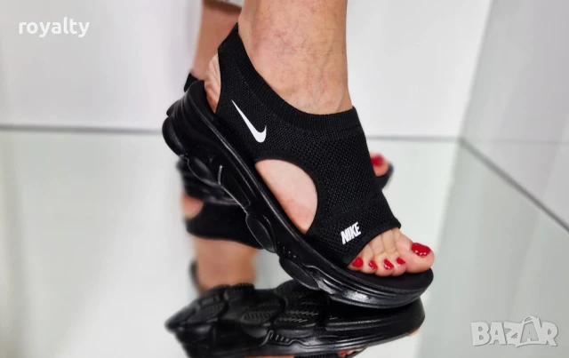 Nike черни дамски сандали , снимка 3 - Сандали - 51224446
