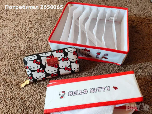 Орг.комплект Hello kitty - портмоне с 3 органайзера!, снимка 8 - Други - 50041517