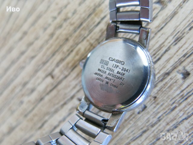Дамски стоманен часовник CASIO LTP-2041, снимка 9 - Дамски - 37522238