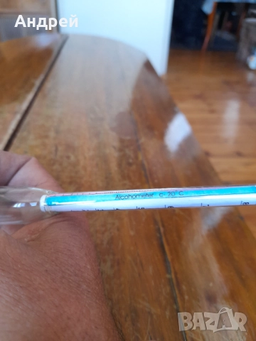 Стар спиртомер #12, снимка 5 - Други ценни предмети - 52065391