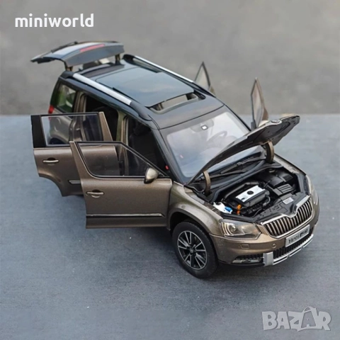 Skoda YETI SUV - мащаб 1:18 на Paudi моделът е нов в кутия, снимка 6 - Колекции - 52979511