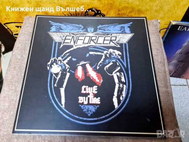Грамофонни Плочи - Рок-Метъл: Enforcer - Live By Fire - Live - LP Gatefold (Coloured Vinyl)