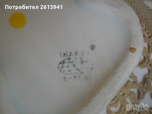 Винтидж 1960г-Япoнска INARCO-Порцеланова Фигура-Детски Обувки/Ваза-Отлична, снимка 17 - Статуетки - 39898150