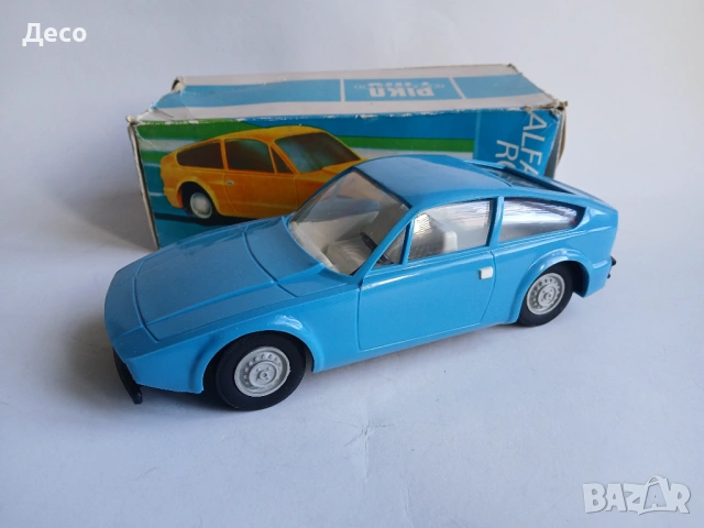 PIKO стара пластмасова играчка Alfa Romeo Zagato., снимка 3 - Колекции - 53070516