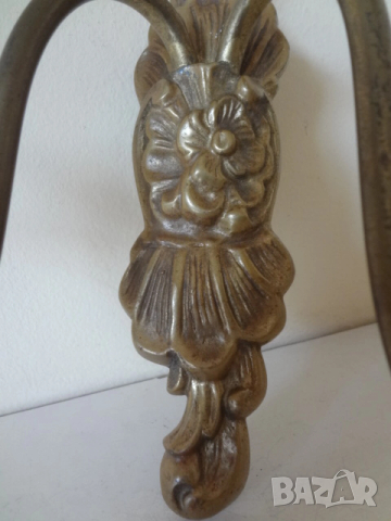 2 бр. бронзови свещника, снимка 8 - Антикварни и старинни предмети - 53528513