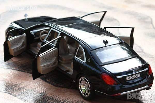 Метални колички: Mercedes-Maybach S-Class Limousine (Мерцедес-Майбах S-класа Лимозина), снимка 5 - Колекции - 33606843