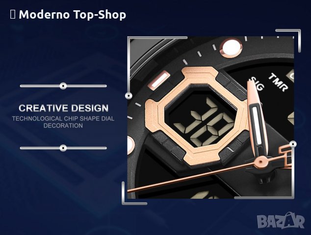 Мъжки часовник NaviForce многофункционален NF9172L BYBN. , снимка 12 - Мъжки - 34797999