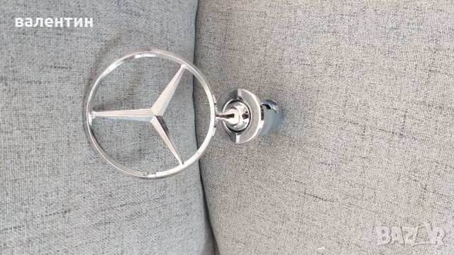 Предна емблема за мерцедес 190 и 124ка от 83 до 92г.метална перфектно качество, снимка 2 - Аксесоари и консумативи - 32683286