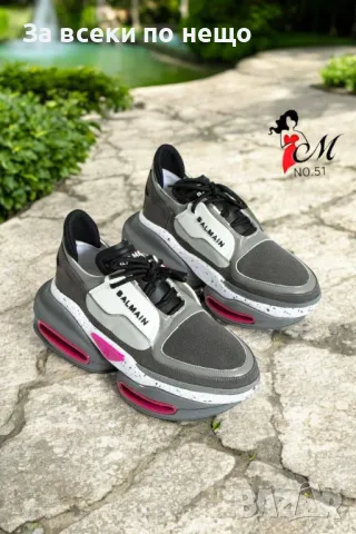 Дамски маратонки Balmain - Налични различни цветове Код D1097, снимка 2 - Маратонки - 47443685