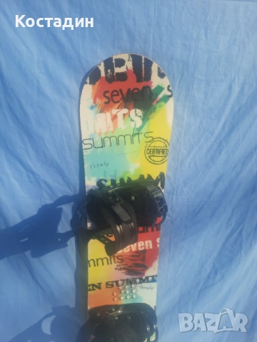 Сноуборд детски SEVEN SUMMITS 121см. , снимка 2 - Зимни спортове - 52915630
