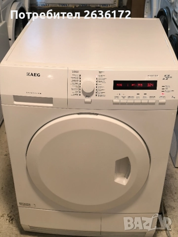 Сушилня AEG Термопомпа 8 кг инверторен мотор , снимка 2 - Сушилни - 52535211