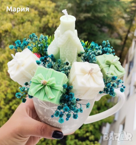 Коледни Букети , снимка 5 - Изкуствени цветя - 52332137