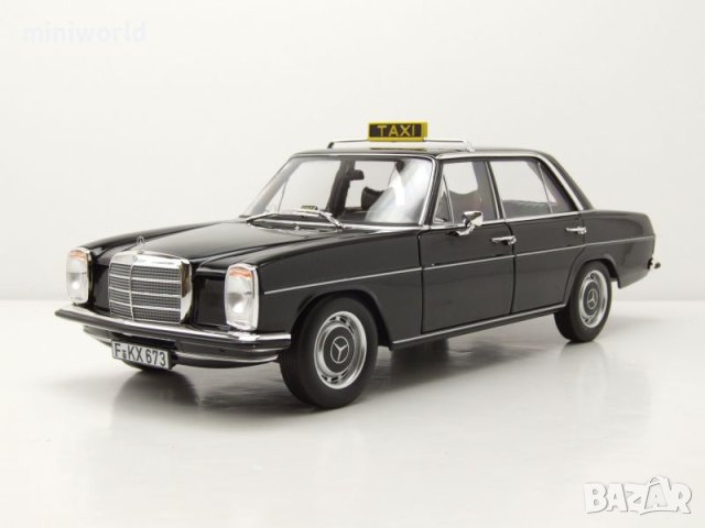 Mercedes-Benz 200 /8 Strichachter W115 Taxi 1968 - мащаб 1:18 на Norev моделът е нов в кутия