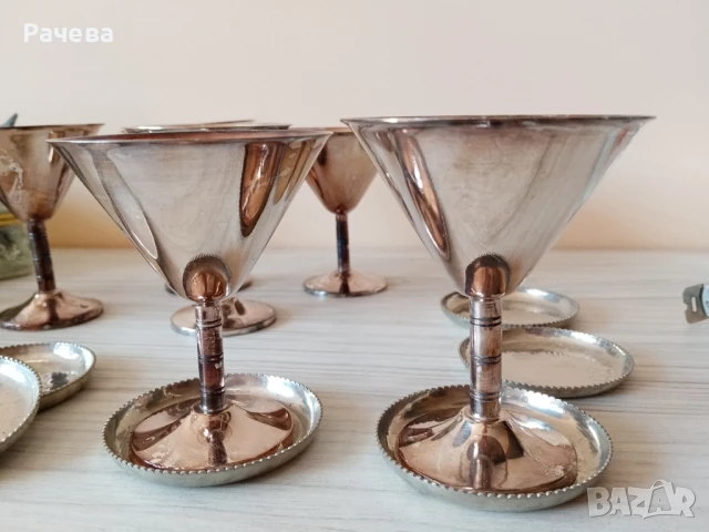 Посребрени чаши, снимка 6 - Чаши - 50946472