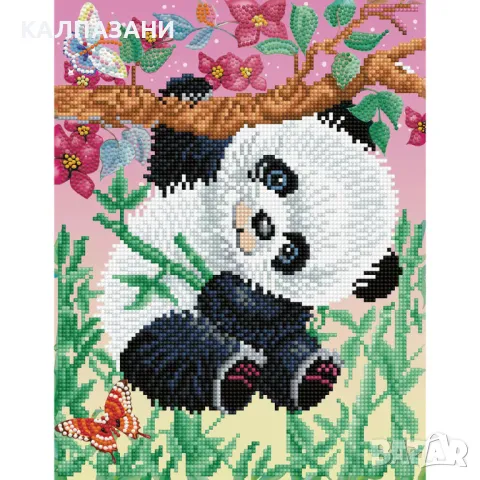 Diamond Dotz Диамантен гоблен Panda 8606 диаманта SD4411, снимка 1 - Игри и пъзели - 48993655