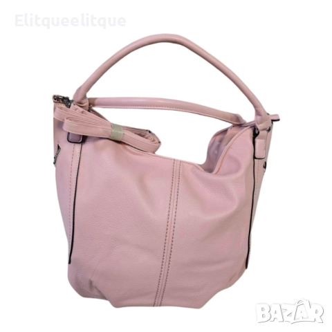 Стилна и просторна дамска чанта тип "торба", снимка 4 - Чанти - 52353500