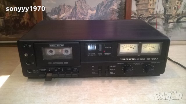 TELEFUNKEN HC1500 HIGH COM-HIFI DECK-ВНОС ХОЛАНДИЯ, снимка 3 - Декове - 27790261