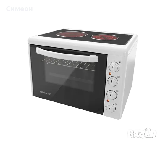 Готварска печка с керамичен плот Елдом. Безплатна доставка 