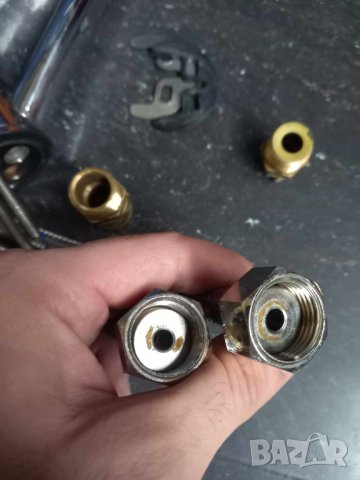 Смесителна батерия  (на месец) с меки връзки и накрайници, снимка 2 - Други - 43829634