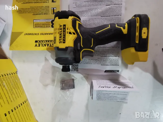 Акумулаторен ударен винтоверт Stanley FatMax® SFMCF810B-XJ, V20, 18V, 170 Nm, без батерия и зарядно , снимка 5 - Винтоверти - 48570866