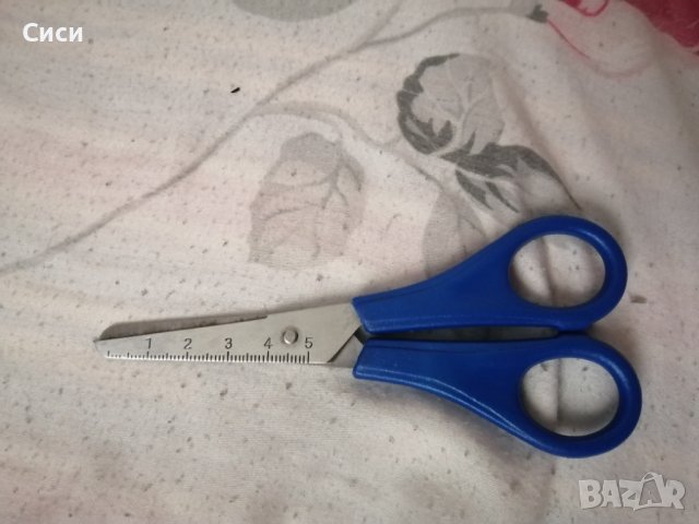 Ножички с линийки, снимка 2 - Ученически пособия, канцеларски материали - 37632475