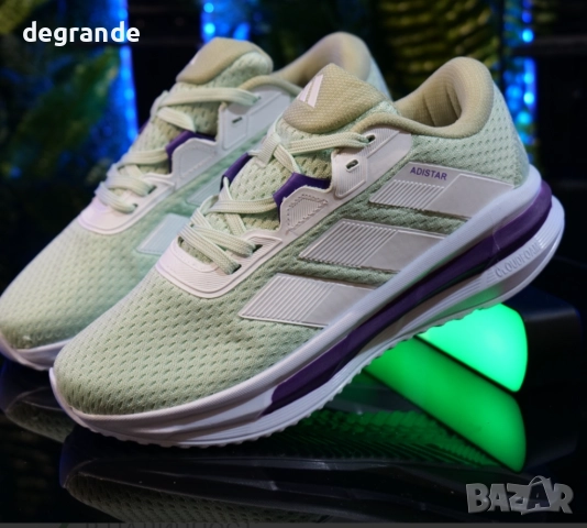 Маратонки Adidas Ures Цвят Зелено и Лилаво, снимка 2 - Маратонки - 51610974