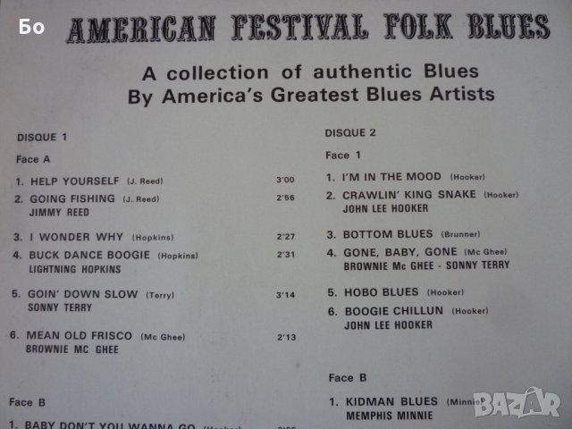грамофонни плочи American Festival Folk Blues /2LP/, снимка 3 - Грамофонни плочи - 27793416
