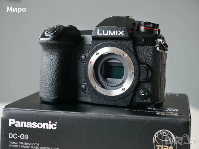Panasonic G9 [Като нов!] на 1300 кадъра, снимка 2 - Фотоапарати - 52974614