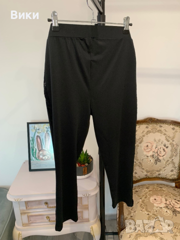 Черен клин с дантела в размер М, снимка 17 - Клинове - 44922585