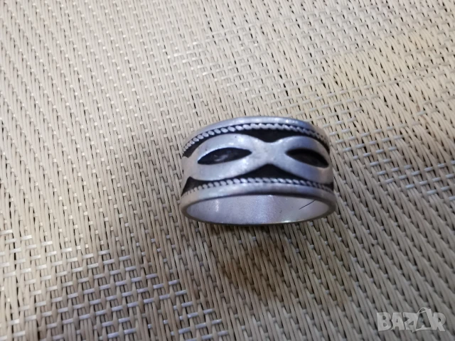 масивен сребърен пръстен, снимка 2 - Пръстени - 51100516