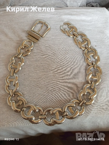 Дамски колан метален с плетка Бисмарк много красив 229611