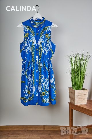 Нова рокля с щамповани синджири, снимка 1 - Рокли - 24508569
