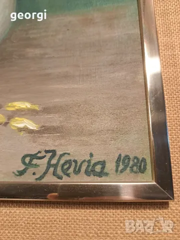 авторска картина с маслени бои , снимка 4 - Картини - 47506131