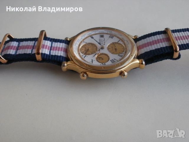 Seiko chronograph Сейко мъжки ръчен японски часовник, снимка 5 - Мъжки - 52201544