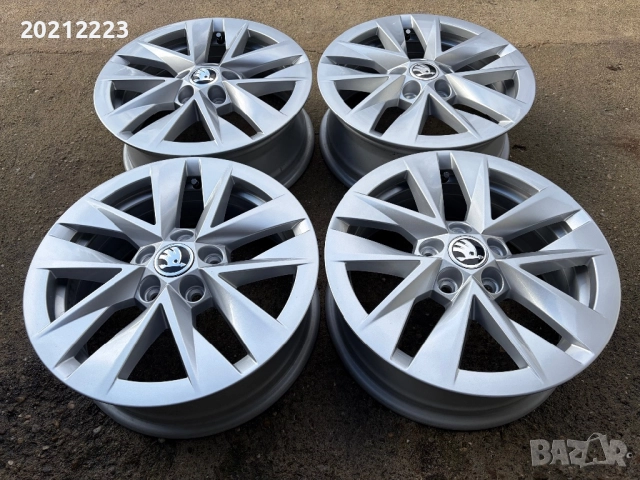 4 броя алуминиеви джанти за Skoda Fabia,Slavia,Scala,Rapid 15, снимка 3 - Гуми и джанти - 52772971