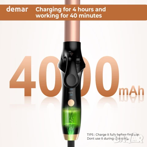 Atopskins USB мини маша, черна, 12L x 4W сантиметра, снимка 6 - Маши за коса - 45617648