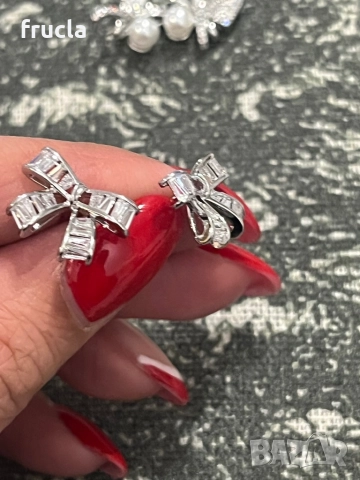 Обеци с Кристали Панделки