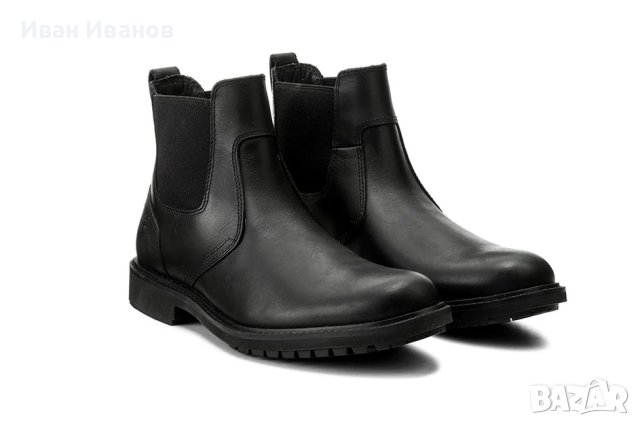 боти/ челси TIMBERLAND  Stormbucks Chelsea 5551R кожени номер 42 , снимка 5 - Мъжки боти - 43887759